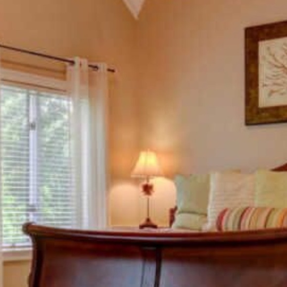 Sheer Ivory Curtain Panel - Picture 2 of 2